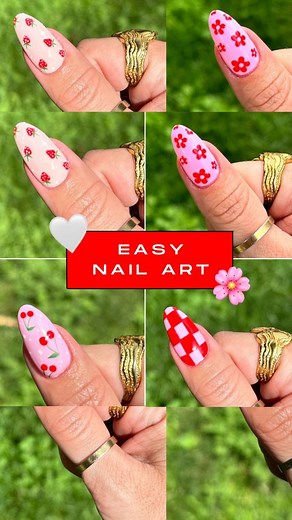 48 reactions · 4 comments | Summer isn’t over yet✨ Follow this easy DIY nail art tutorial for stunning nails at home! ️ gel polish available at @amazon @sallybeauty or link in bio  @beautybyles using shades: ❤️ #DateNight  #PrincessPink  #ExoticEmerald 懶 #HeresATip | Nailboo | Facebook