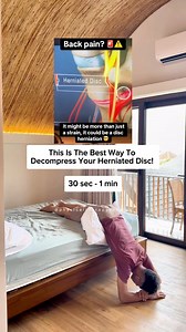 💥 Got a herniated disc? Try this 🔑 effective technique to decompress your lumbar spine and relieve pain! 🙌 Your back will thank you! 🦴✨ #BackPainRelief #SpinalHealth #physiotherapy | Physical Therapy Session