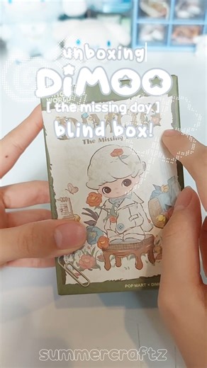 Unboxing a Dimoo blind box!!🌱🧩 #popmart #dimoo