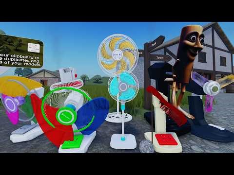 Fan Video Experiment! I Create a CRAZY Wobbly Ceiling Fans Hack | Roblox
