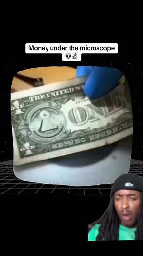 If theres aliens on our money 👽 what does that mean 🤨❓(comment below) #wisdom6last #alien #microscope #money #conspiracy #aliens #ufo #woke #fyp #