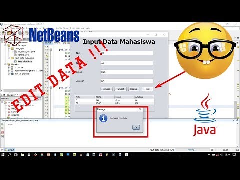 Membuat Button Edit di JAVA NETBEANS