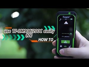 How To Use The Huepar LM200C/LM90C Laser Distance Meter With Camera 2X/4X Zoom (Part II )