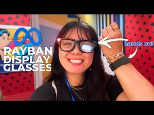 I Tried the NEW Meta RayBan Display Glasses! | Meta Connect 2025