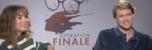 Haley Lu Richardson and Joe Alwyn on Operation Finale
