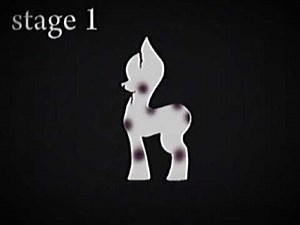 the stages of cough infection | MLP infection AU (read desc) [CW: HORROR, BLOOD AND EYE STRAIN]