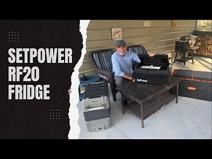 SetPower RF20 All Black Portable 12V Fridge/Freezer