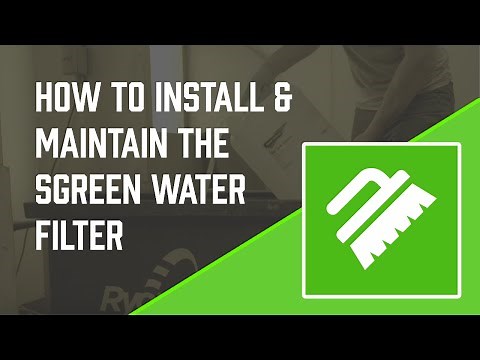 How To Install & Maintain The Sgreen Water Filter for Screen Printing