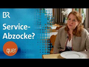 Service kostet extra? - Streit um Aufpreise in der Gastronomie | quer vom BR