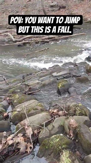 This is a fall not a jump. #dadjokes #nature #waterfall #outdoors #trail