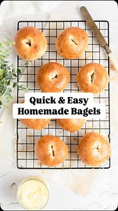 🥯 Homemade bagels in less than 3 hours? Easy peasy! This beginner-friendly bagel recipe uses just 5 ingredients and has all the step-by-step photos (and a video!) to guide you through the whole process. Breakfast will never be the same! ⁠ ⁠ Want a bagel recipe with an overnight rise instead? Search “overnight bagels” on my site for a more traditional version of this recipe!⁠ ⁠ 🔗: Find the full plain bagel recipe at the link in my bio (@the.practical.kitchen) or on ThePracticalKitchen.com!⁠ ⁠ h