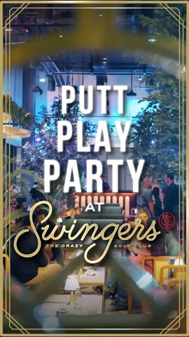 ‏Putt. Play. Party. The ultimate night out awaits at Swingers Dubai.