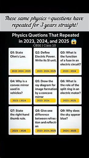 “class 10 physics🗞️privious year questions”#boardexam #rivision#class10#science#viral#shorts#pw#cbse