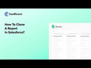 How to Clone a Report in Salesforce