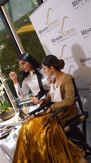 Mehwish Almas on Instagram: "Still buzzing from conducting the Bridal Makeup Masterclass at SS Edit @thessedit My bridal makeup masterclass was full of glam, glow, and gorgeous faces. Big thank you to my beautiful muse and most favourite girl @shanzaaysheikh What an incredible event hosted by the very talented @salihasheeraz Stunning outfit by @tehxeeblondon Loved sharing my tips & tricks with such an amazing group of girls. Thank you for joining me, Until next time, beauties ♥️ Thank you @by.sh