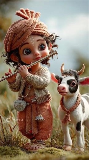 ✨ Bal Gopal – The Divine Child of Love & Joy 🦚Jai Shri Bal Gopal 🙏#BalGopal #LadduGopal #HareKrishna