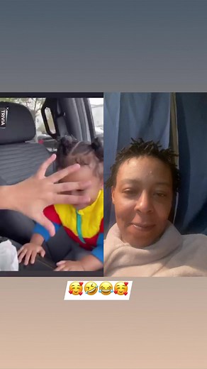 The baby know something’s strange is going on 😂🤣. I couldn’t stop laughing 😂 #funnyvideos | Tiffany Richardson