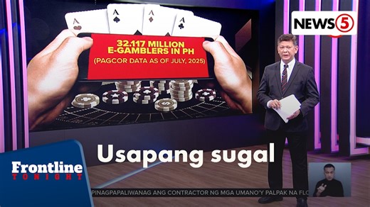 40K views · 451 reactions | #FrontlineTonight | Lumabas sa pagdinig ng Senate Committee on Games and Amusement na aabot na sa 32 million na Pilipino ang nakasawsaw na sa E-gaming. For more latest stories, visit us at www.news5.com.ph | News5 | Facebook