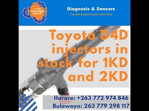 Toyota D4D injector replacement, compensation and quality learning