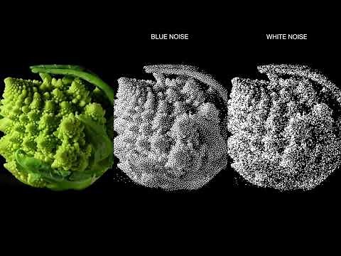 Blue Noise vs White Noise Dithering
