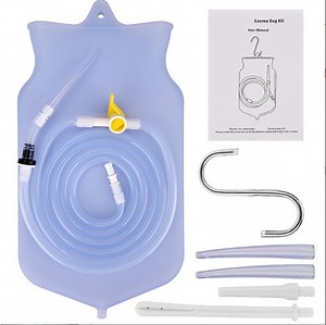 [Hot Item] Factory Price Enema Bag Medical Colon Cleansing Enema Kit Silicone Colon Hydrotherapy Set