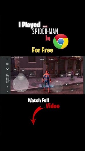 Playing MARVEL SPIDER MAN on Mobile-Chrome For Free 🔥