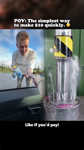 The Slowest Window Washer EVER 🤣 #comedy