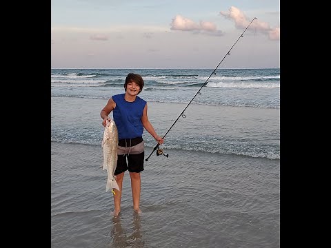 Big Red Drum in NC Surf - "How to" rig and read the beach