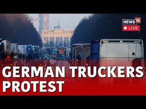 LIVE: German Farmers Descend With Tractors In Protest Against Plans To Scrap Diesel Tax Break | N18L