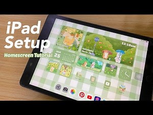 How to customize your iPad Home Screen 🪴📱 | IOS 16 AESTHETIC WIDGETS
