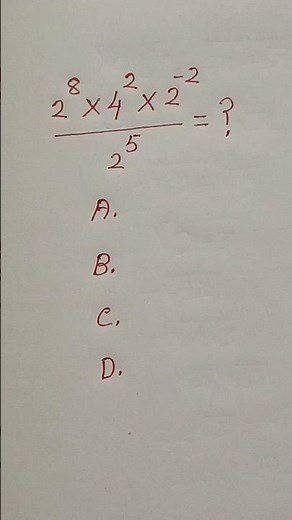 Exponential Math#maths#power#exponents#simplify#easymaths
