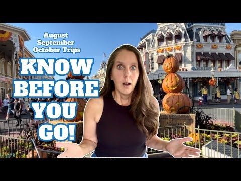 Walt Disney World Fall 2025 🏰🎃 Ride Closures, Time Changes, Seasonal Happenings (Aug, Sept, Oct)