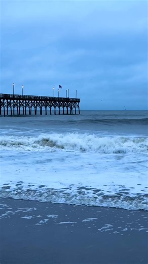 It’s a crisp, windy morning here. I went to the Ocean Crest Pier thinking I might see some surfers. 🏄 Maybe later. | Brenda Torrey Photography