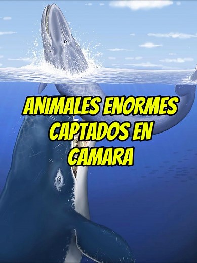 Animales enormes y gigantes captados en cámara