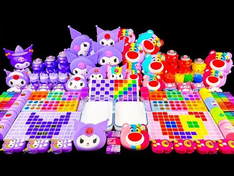 Kuromi vs Rainbow Lotso Slime Mixing ASMR | Random Slime Mixing 2025