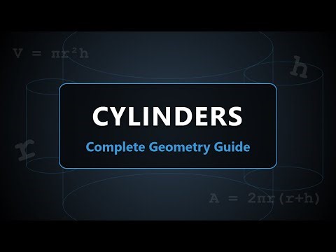 Understanding Cylinders: Area and Volume Formulas Explained | Geometry Basics