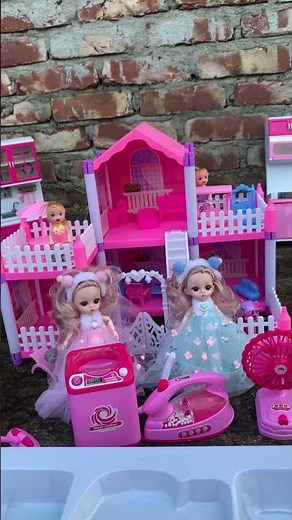 Satisfying With Unboxing Disney Princess Dream Castle Set Toy, ASMR Unboxing Video