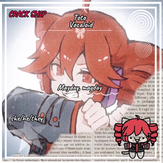 CRACKSHIP . . . . . . Tags: ##vocaloid##crackship##edit##lacey##ship vocaloid teto Lacey's wardrobe laceys wardrobe crackship edit ship edit capcut edit audio fyp . . .