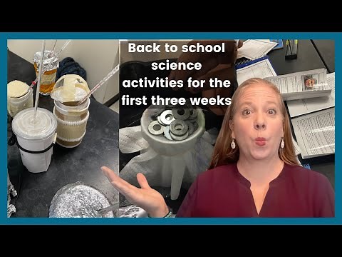 Back to School Science: Engaging Activities for the First Three Weeks