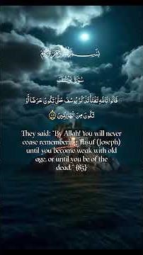 🌟 Surah Yusuf - The Story of Patience, Faith, and Redemption 🌟