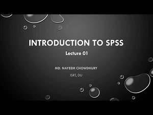 SPSS class 01