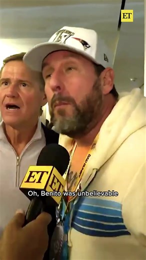 Adam Sandler praised his friend and 'Happy Gilmore 2' co-star Bad Bunny after his Super Bowl performance. 💚🥰 #badbunny #adamsandler #Super Bowl