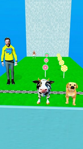 Which Animal Can Collect the Most Lollipops? #cat #dog #kids #animation #game #viral #shorts #mrbeast | Gaming Alien