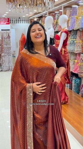 🌸 PARTYWEAR SAREES 🌸 🧵MATERIAL : VELVET ORGANZA 📦 Product Code: LR1235 🛍 Shop Now: www.larosaalpy.com 📲 Order via WhatsApp: 807 807 7999 | 807 807 7111 807 807 9331 | 82 81 84 7111 📍 La Rosa Boutique Convent Square, Alappuzha 01, Kerala ⸻ #Larosa #LaRosaAlappuzha #UnstitchedSalwar #EthnicWear #BoutiqueInAlappuzha #SalwarSetDesigns #ExplorePage #ReelsInstagram #TrendingReels #IndianFashion #FestiveLook #WomenStyle #OOTD #EthnicVibes | La Rosa Boutique Alpy