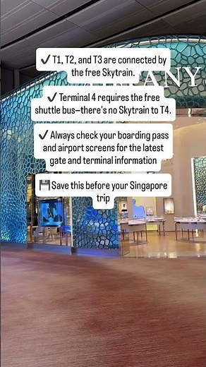 Changing terminals at Singapore Changi Airport? #singapore #airport #terminal #travel
