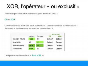 FileMaker : Des trucs pour mieux calculer… la fonction Mod et bien d'autres !