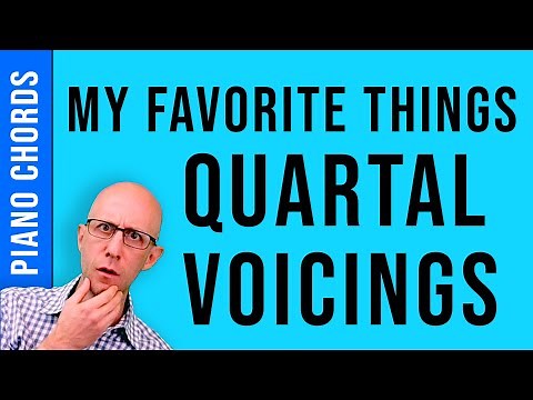 "My Favorite Things" Advanced Quartal Voicings for Jazz Piano | Jazz Piano Lesson