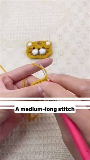 EASY Peasy Crochet Tiger Applique for Beginners | DailyCrochet.com