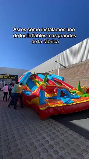 Conoce uno de los inflables mas grandes de la fabrica 🤩🛝 #parati #fyp #inflables #emprendimiento #ventadeinflables #foryou #megatobogan #juegosinflables | La fabrica de inflables