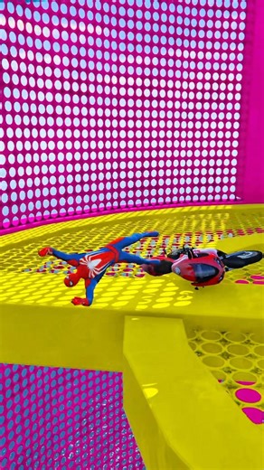 الرجل العنكبوت انقاذ باتمان Spider-Man Rescue batman vs iron man vs venom funny Game GTA 5 superhero